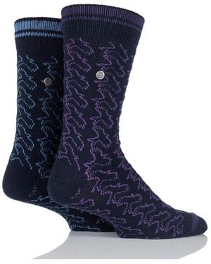 BoohooMAN Jeep 2 Pair Spirit Cotton Socks - Blue