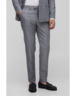 BoohooMAN Slim Fit Tailored Suit Trouser - Gray