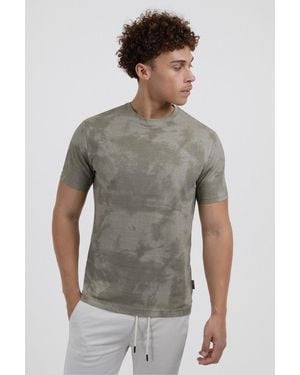 BoohooMAN Larsson & Co Tie-dye T-shirt - Grey