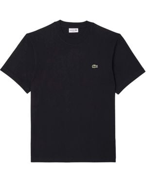 BoohooMAN Lacoste Classic Fit Cotton T-shirt - Black