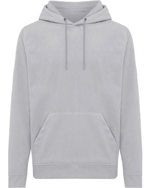 BoohooMAN Iqoniq Trivor Microfleece Hoodie - Grey