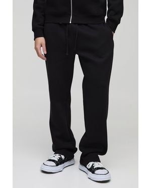 BoohooMAN Lockere Basic Jogginghose - Schwarz