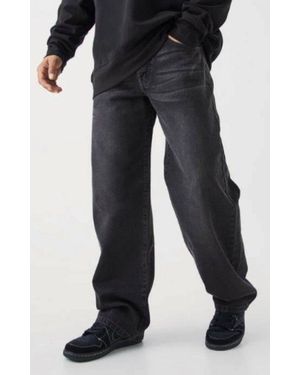 BoohooMAN Lockere Jeans - Schwarz