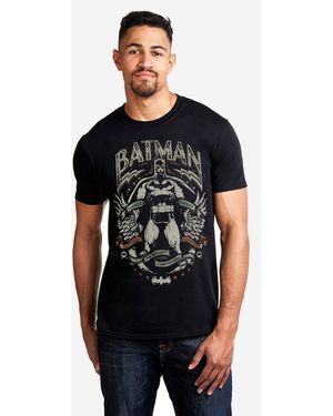 BoohooMAN Dc Comics Gotham Hero Mens T-shirt - Black