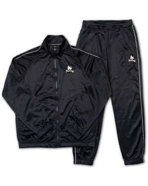 BoohooMAN Money Hill Mnml Tracksuit - Blue