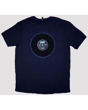BoohooMAN Oasis Drawn Band Logo T Shirt - Blue