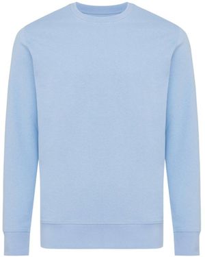 BoohooMAN Iqoniq Etosha Cotton Lightweight Sweatshirt - Blue