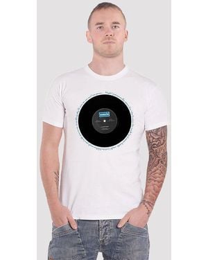 BoohooMAN Oasis Drawn Band Logo T Shirt - Pink