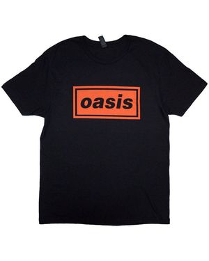 BoohooMAN Oasis Definitely Maybe Aaa Pass T Shirt - Black