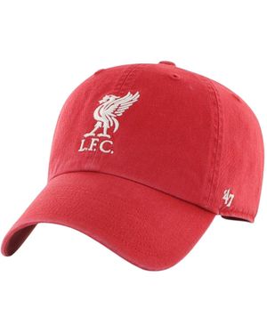 BoohooMAN Liverpool Fc Clean Up 47 Relaxed Fit Baseball Cap - Red
