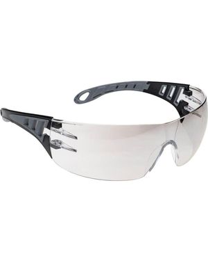BoohooMAN Portwest Tech Look Safety Glasses - Grey