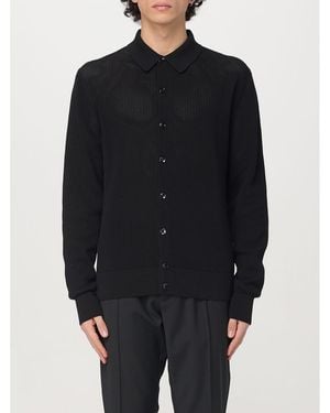 BoohooMAN Dolce & Gabbana Knitted Cardigan Long Sleeves - Black Shirts