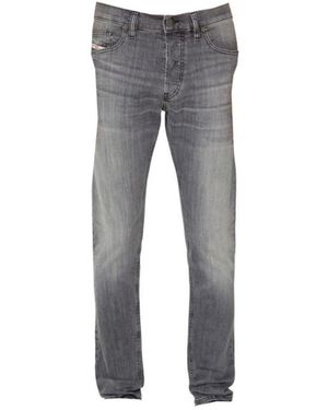 BoohooMAN D-luster Grey Slim Jeans