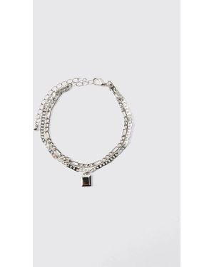 BoohooMAN Armband - Blau