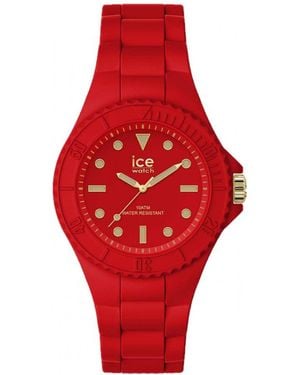 BoohooMAN Ice-watch 019891 Ice Generation 35mm Quartz Watch - Red