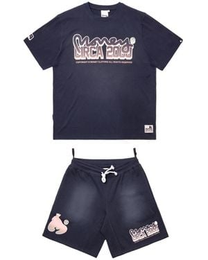 BoohooMAN Money Mny Circa Fade Twin Set - Blue