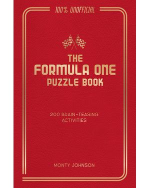 BoohooMAN Boxer Gifts The Formula One Puzzle Book - Red