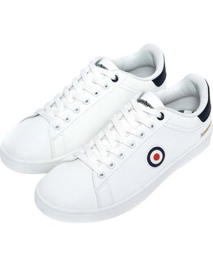 BoohooMAN Lambretta Pinball 2 Trainers - White
