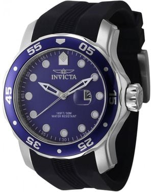 BoohooMAN Invicta In-45734 Pro Diver 48mm Quartz Watch - Blue