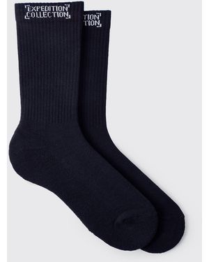 Boohoo Calcetines Negros Colección Expedition - Azul