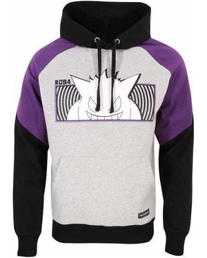 BoohooMAN Pokemon Gengar Shadow Hoodie - Black