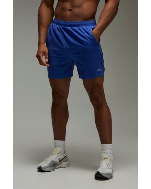 Boohoo Man Active 5Inch Washed Performance Short - Azul