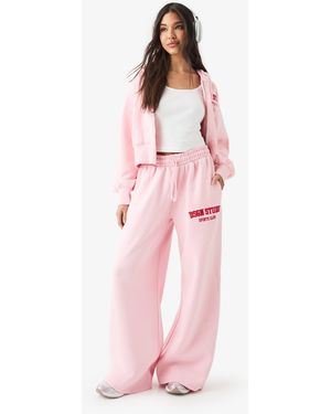 BoohooMAN Dsgn Studio Straight Leg Jogger - Pink