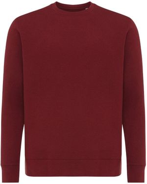 BoohooMAN Iqoniq Etosha Cotton Lightweight Sweatshirt - Red