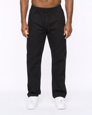 BoohooMAN Crosshatch Blansmoore Trousers - Black