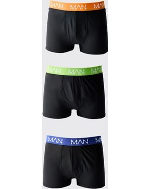 BoohooMAN Active Performance 3 Pack Boxer - Black