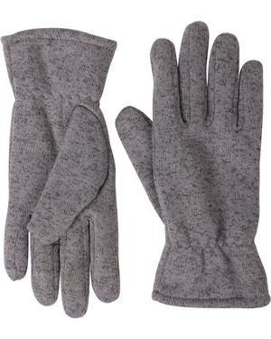 BoohooMAN Mountain Warehouse 'nevis' Warm Cosy Fit Casual Breathable Soft Winter Fleece Gloves - Grey