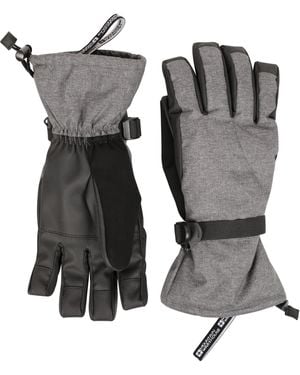 BoohooMAN Mountain Warehouse 'lodge' Warm Soft Lightweight Snowproof Textured Skiing Winter Gloves - Black
