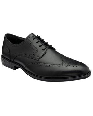 BoohooMAN Lotus 'skipton' Leather Brouges - Black