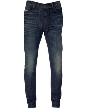 BoohooMAN Diesel 1983 Dark Blue Denim Skinny Jeans