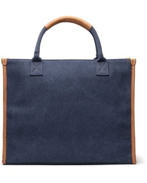 BoohooMAN Vinga Bosler Canvas Tote - Blue