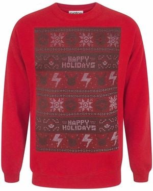 BoohooMAN Pokemon Christmas Jumper - Red