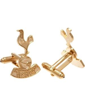 BoohooMAN Tottenham Hotspur Fc Gold Plated Cufflinks - Metallic