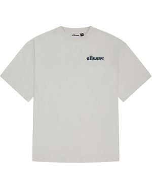 BoohooMAN Ellesse Entriamo Tee - White