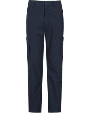 BoohooMAN Mountain Warehouse Trek Ii Trouser Short Hiking Lightweight Outdoor Bottoms - Blue