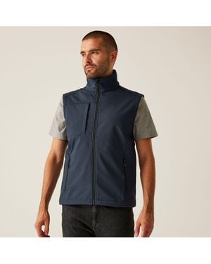 BoohooMAN Regatta Octagon 3-layer Softshell Bodywarmer - Blue