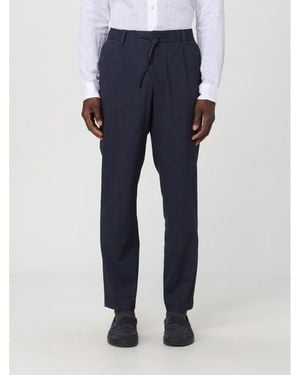 BoohooMAN Boss Casual Trousers Relaxed Fit - Blue
