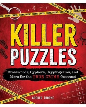 BoohooMAN Boxer Gifts Killer Puzzles Book - Multicolour
