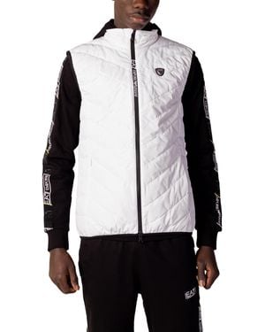 BoohooMAN Ea7 Padded Vest White Gilets - Grey