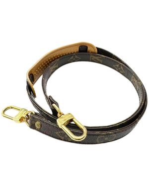 BoohooMAN Louis Vuitton Preloved Monogram Canvas Adjustable Strap Unisex - Brown Wallets - Metallic