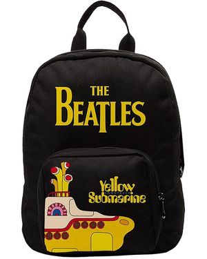 BoohooMAN The Beatles Yellow Submarine Film Mini Backpack - Black
