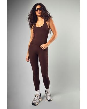 BoohooMAN Dsgn Studio Sports Ultra Sculpt High Waist Legging - Brown