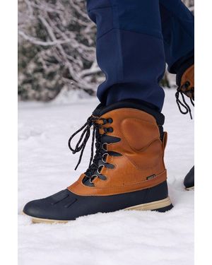 BoohooMAN Mountain Warehouse 'arctic' Waterproof Breathable Non Slip Thermal Winter Snow Boots - Blue