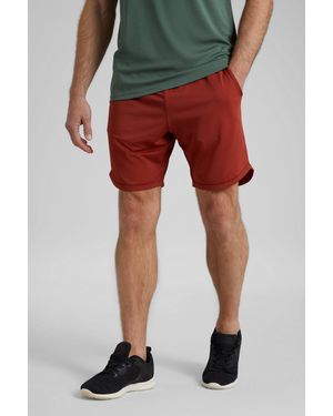 BoohooMAN Mountain Warehouse Core Running Short Elasticated Waist Reflective Shorts - Red
