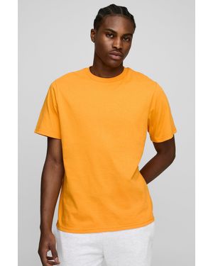 BoohooMAN Regular Fit Basic Crew Neck T-shirt - Orange