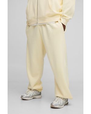 Boohoo Plus Basic Oversized Jogger - Natural